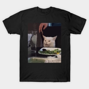 Cat and Woman funny MEMES T-Shirt